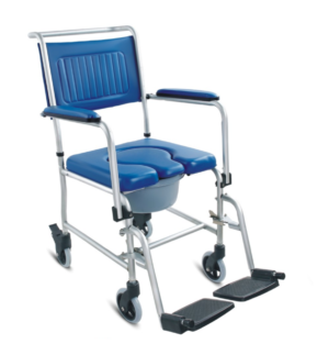 כיסא שירותים ורחצה על גלגלים FS692L