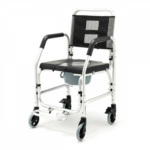 כיסא שירותים ורחצה על גלגלים FS6992L